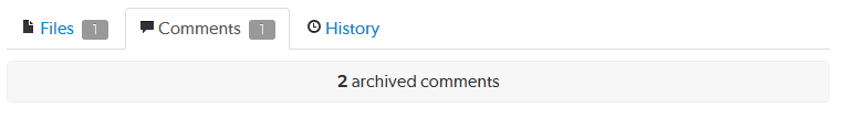 Archived Comments button image